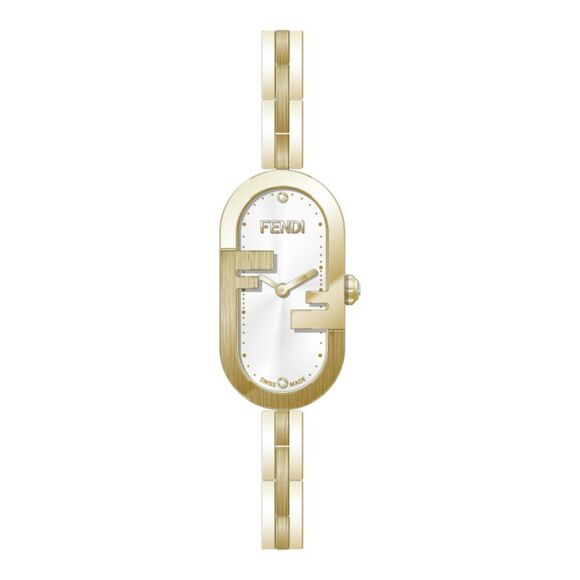 Fendi  O'Lock Diamond Watch Two Tone Womens - Picture 1 of 5